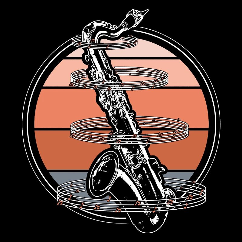 Saxophon Instrument Konzert Geschenkidee