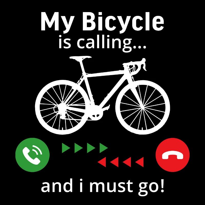 Mon vélo appelle drôle de vélo et je dois y aller!