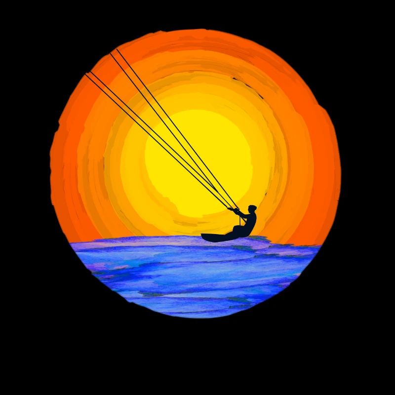 Kite surfing