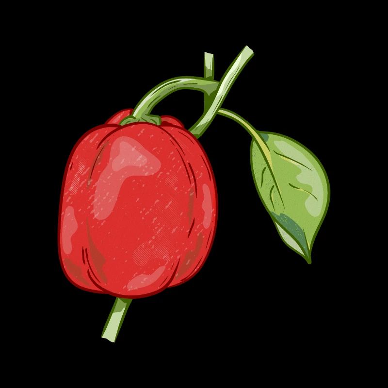 Red Pepper Vector Capsicum