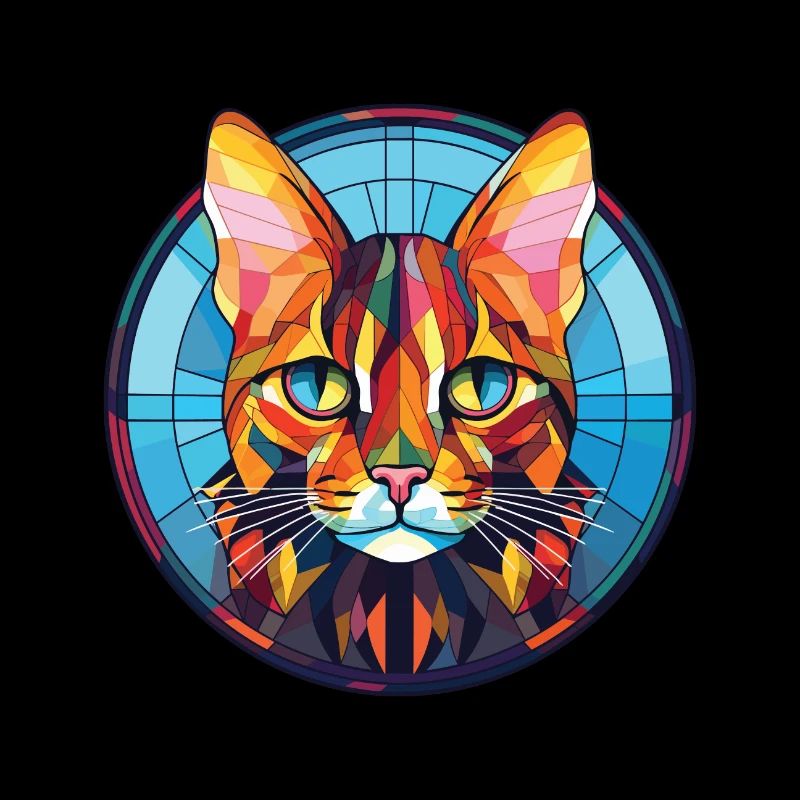 Toyger Cat Breed Illustration aquarelle colorée