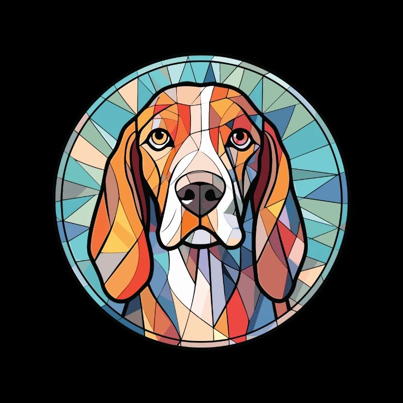 Treeing Walker Coonhound race chien aquarelle