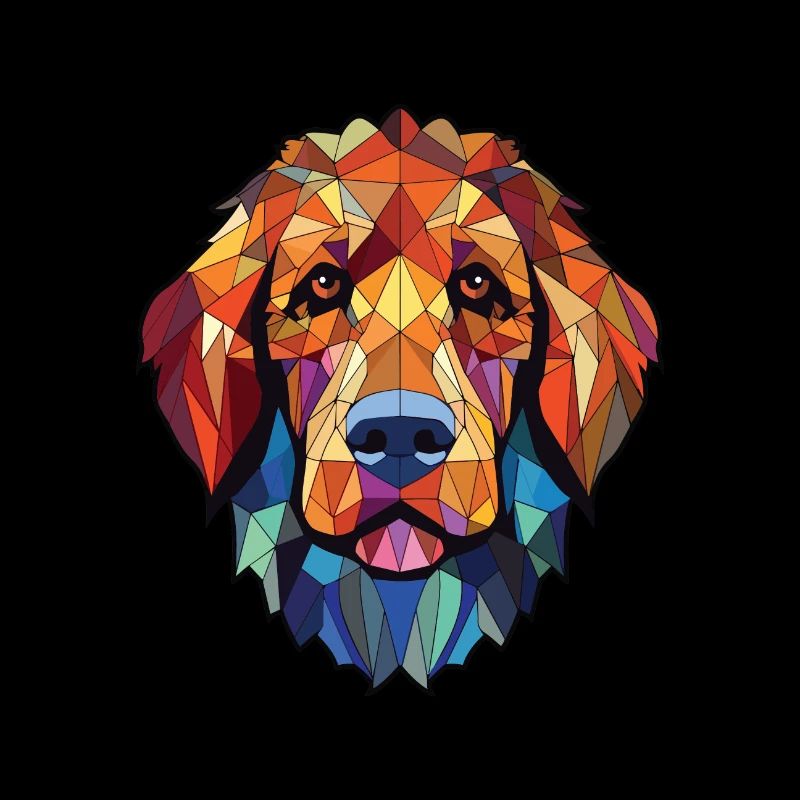 Fauve de Bretagne Hunderasse buntes Aquarell