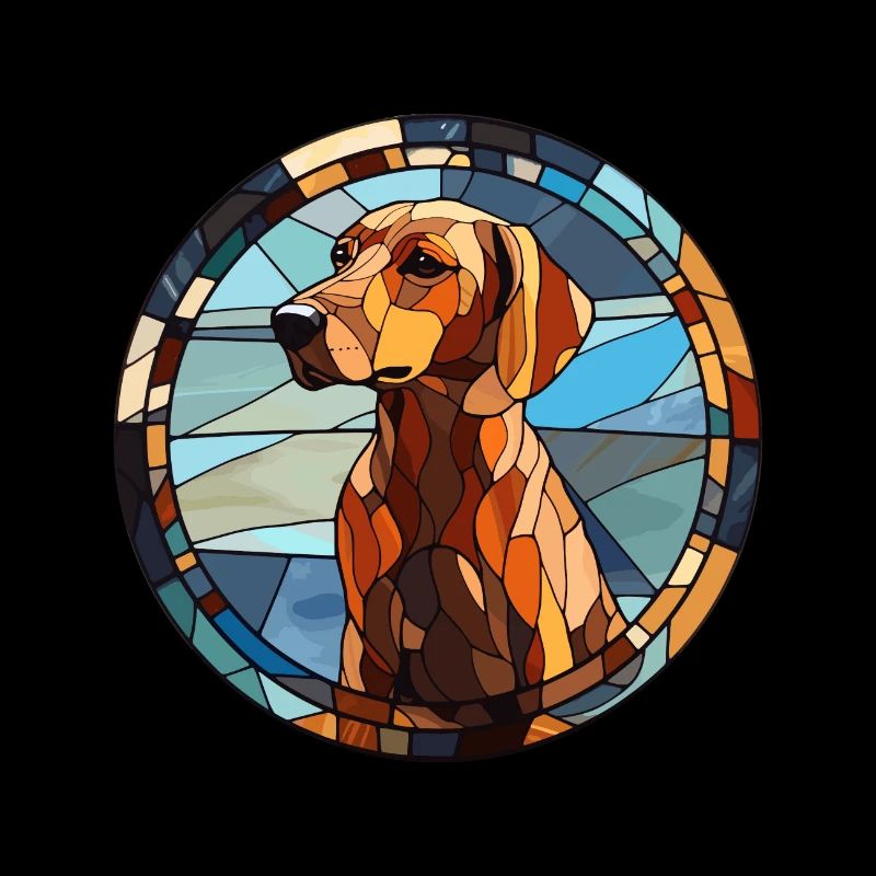 Braque du Bourbonnais Hunderasse Buntglas Colo