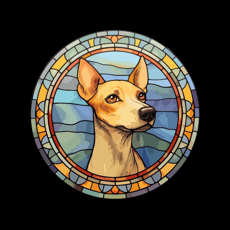 Ratonero Valenciano Hunderasse Buntglas Colorf