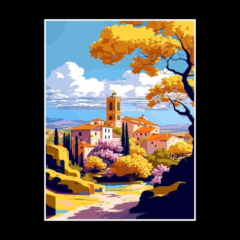 Llagostera Espagne Vintage voyage affiche Souvenir