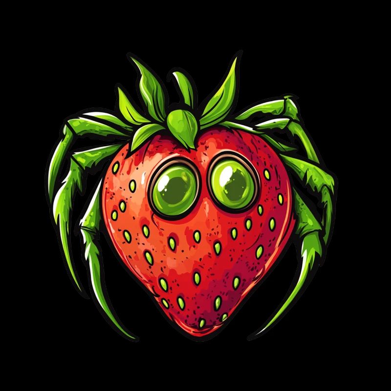 Erdbeerspinne Erdbeere Spinne