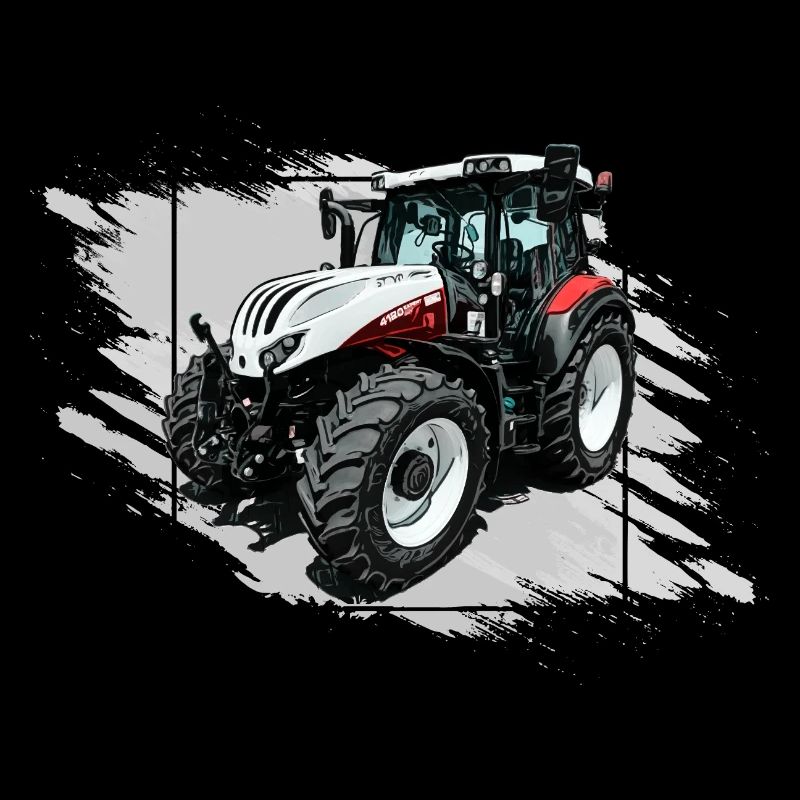 Steyr Tractor White