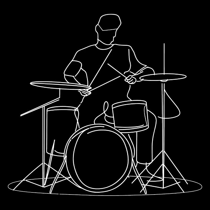 Dessin du batteur