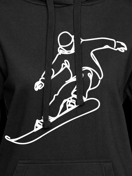 Snowboarder Zeichnung