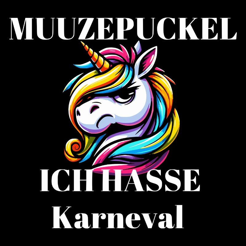 Karneval Unicorn: Ich hasse Karneval