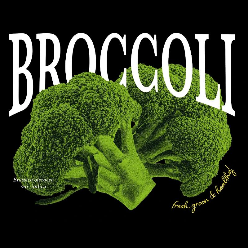 Broccoli – Ästhetisches Gemüse-Design