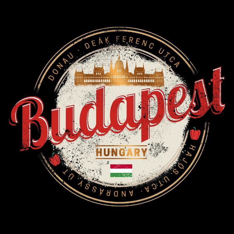 Budapest Design Hongrie Vintage Parlement Souvenir