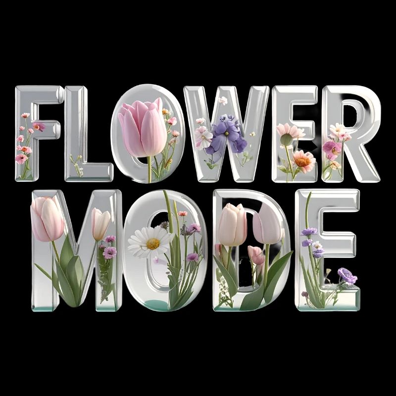 MODE FLEUR – Des lettres 3D pleines de fleurs