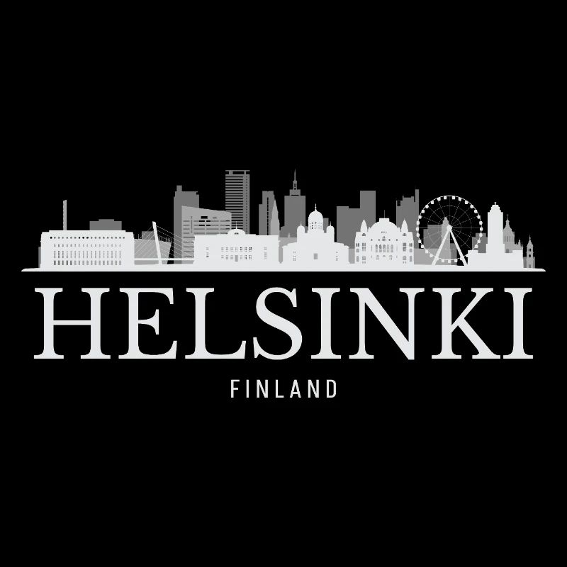 Helsinki Skyline, Helsinki, Finlande