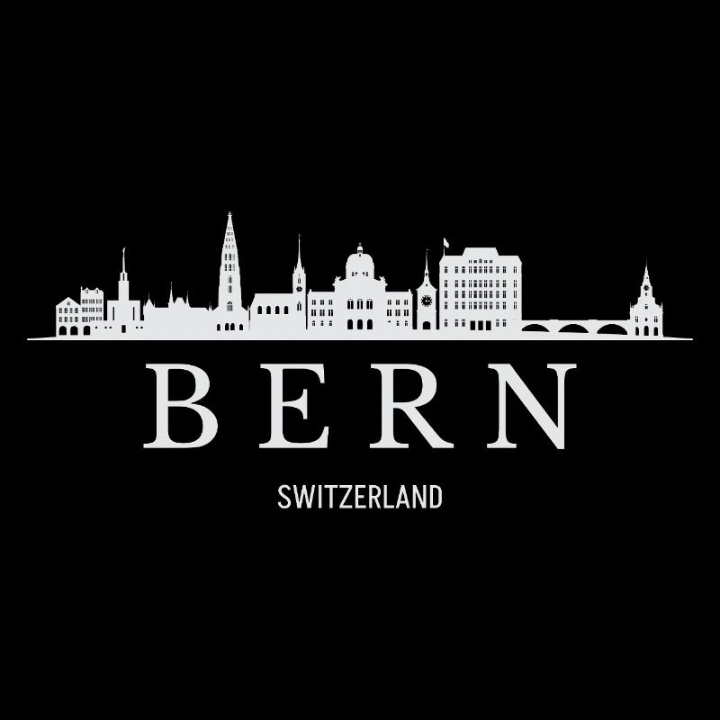 Silhouette de Berne, Berne Suisse