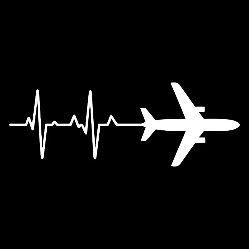 Flugzeug Herzschlag Muster