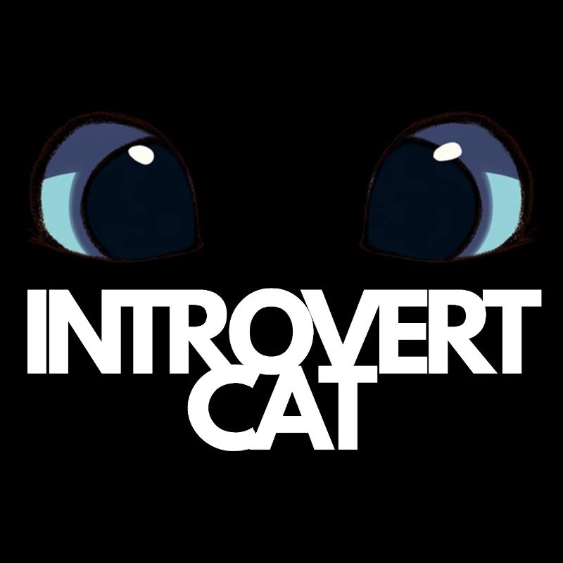 Introvert Cat Blue Eyes