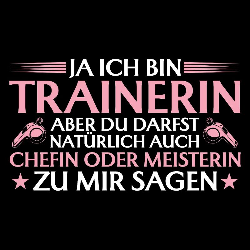 Trainerin Chefin oder Meisterin - Fußballtrainerin