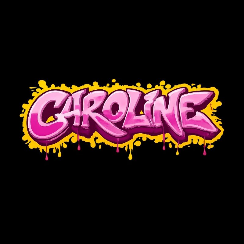 GRAFFITI NAME CAROLINE  FOR  PERFECT GIFT PRINTABL