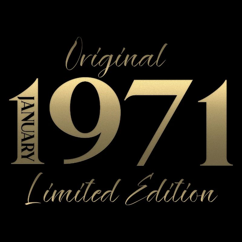 55e anniversaire Original janvier Né en 1971