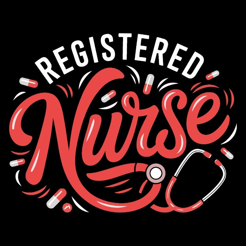Registered caregiver motif stethoscope