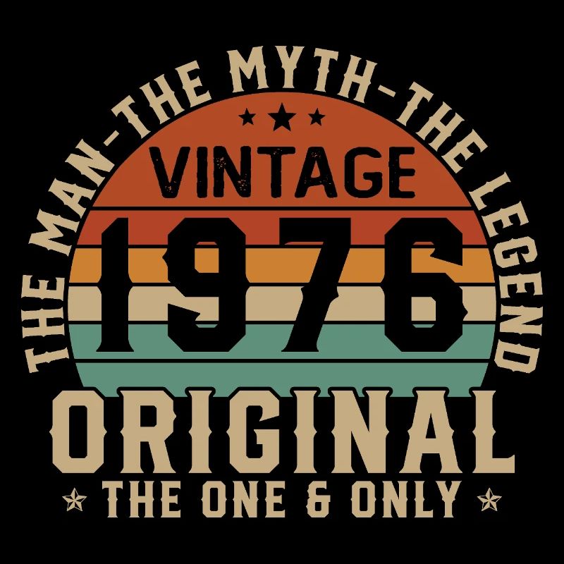 1976 Vintage Retro Geburtstagsgeschenk