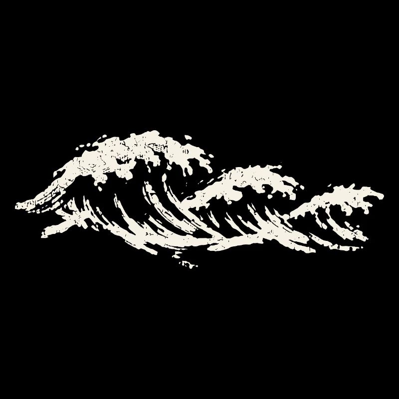 Ocean Waves - Minimalist Graphics