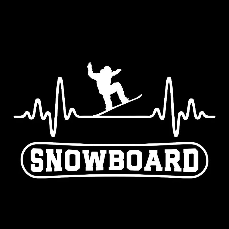 Snowboarden herzschlag Snowboard Snowboarder
