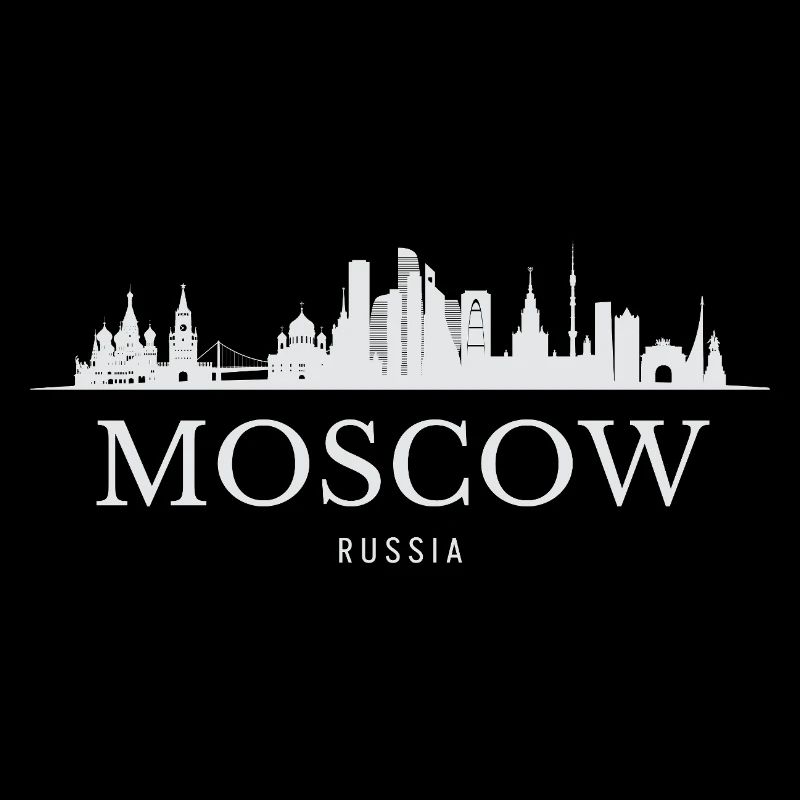 Silhouette de Moscou, Moscou Russie