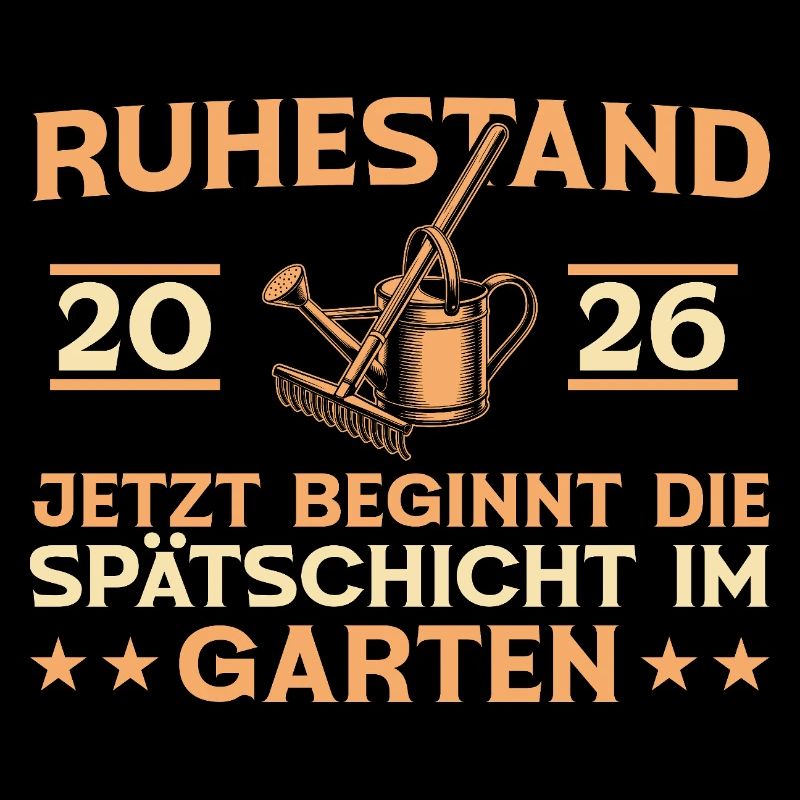 Gärtner Ruhestand 2026 Rente Garten Geschenk
