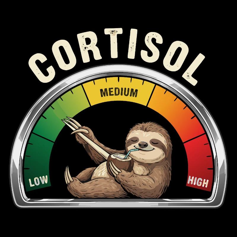 Faultier Cortisol Low Stress