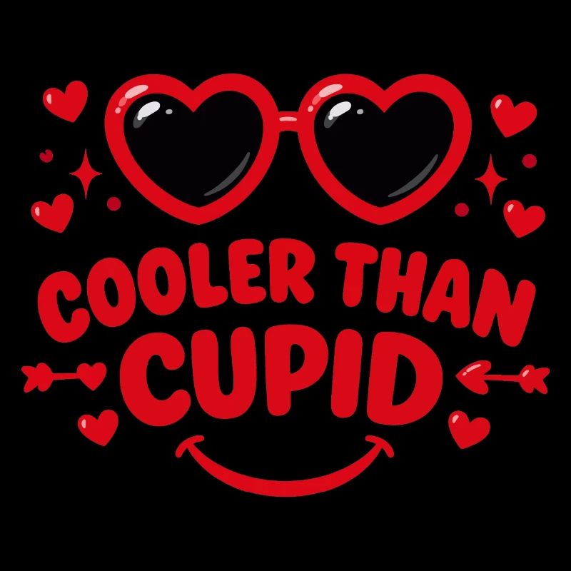 Plus Cool que Cupidon Cœurs Rétro