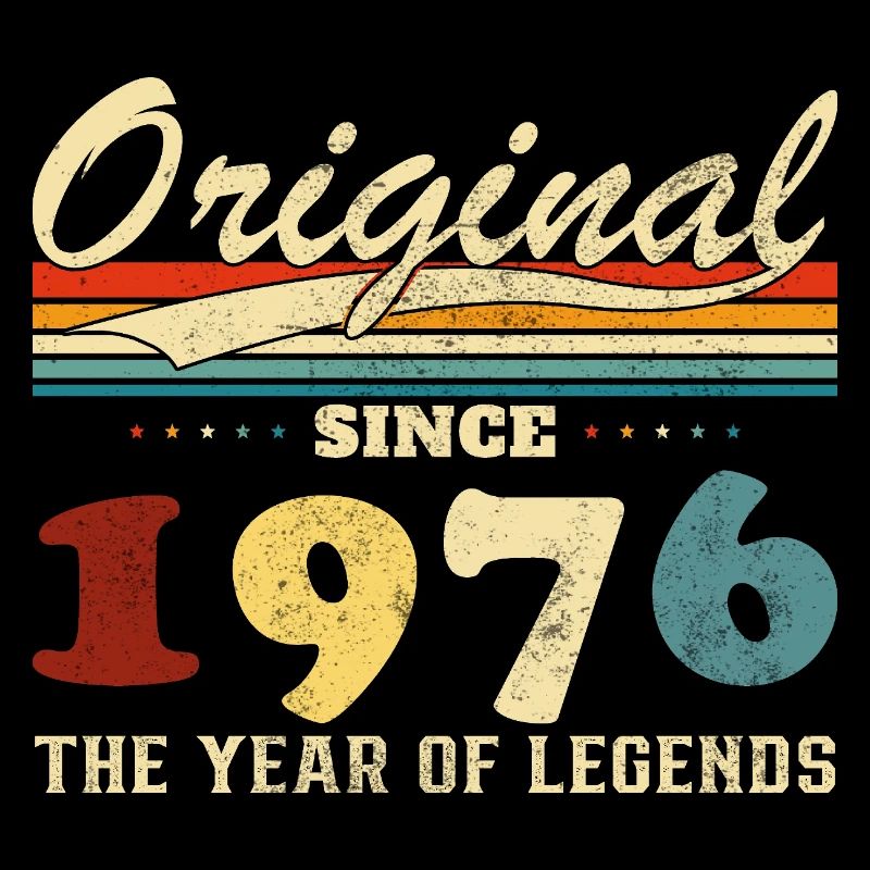 1976 Vintage Retro Geburtstagsgeschenk
