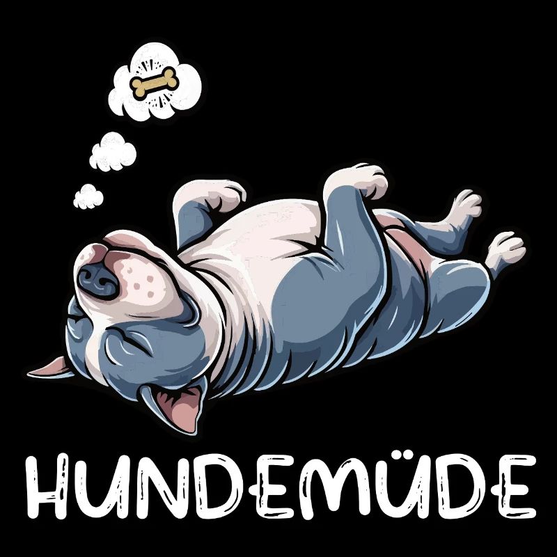 Hundemüde American Bully Bully Pit Bullybesitzer