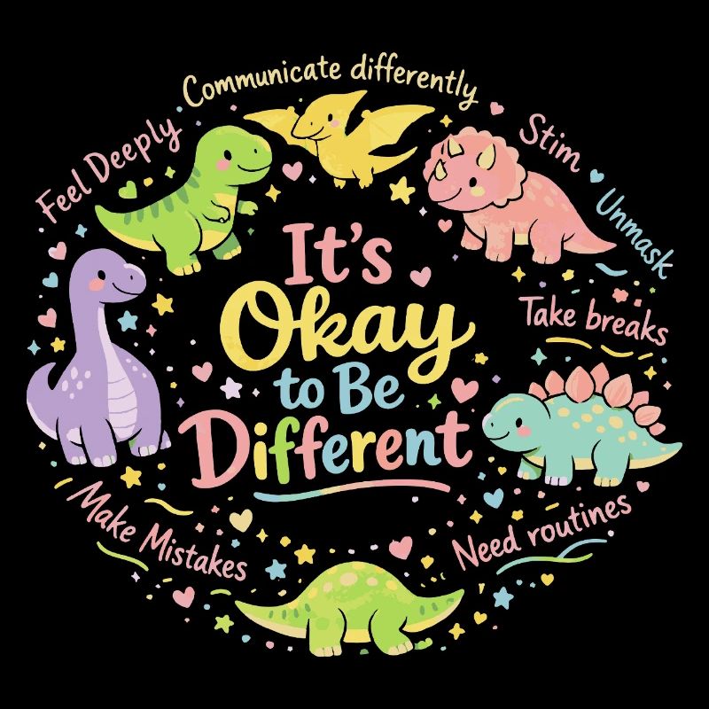 C’est normal d’être différent Dino Autisme Dire