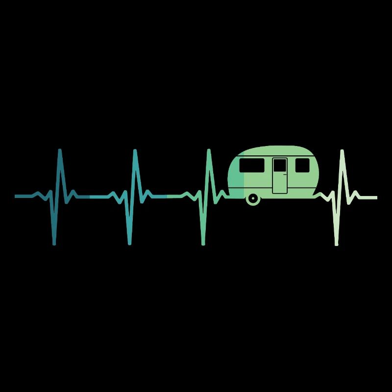 Karawanenherzschlag Camping Wohnwagen