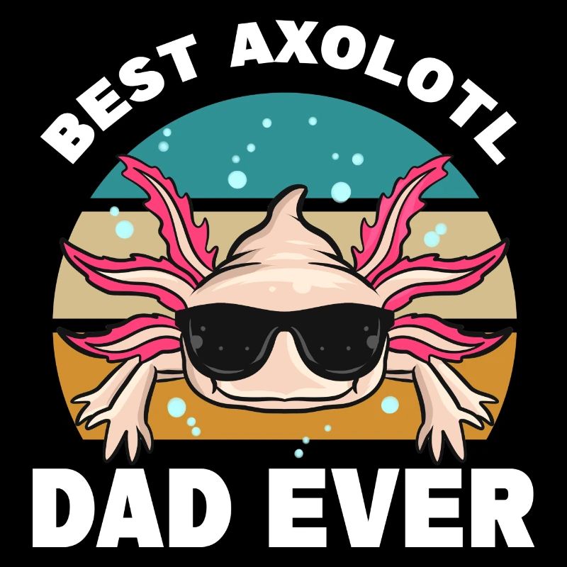 Axolotl Papa | Idées cadeaux amphibiens à queue de pet