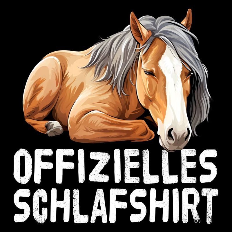 Offizieles Schlafshirt Pferd