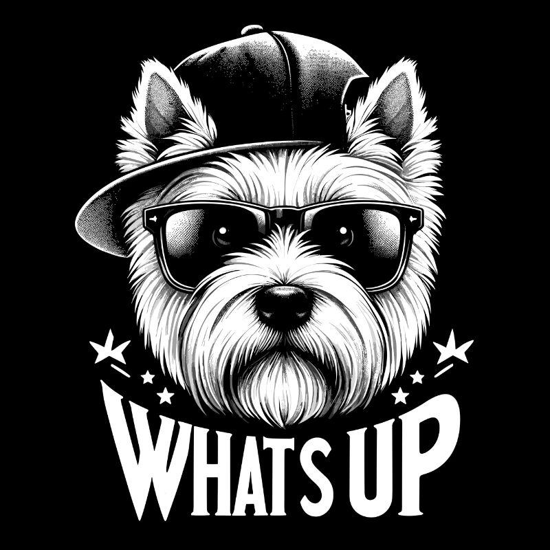 Highland White Terrier Whats Up Design