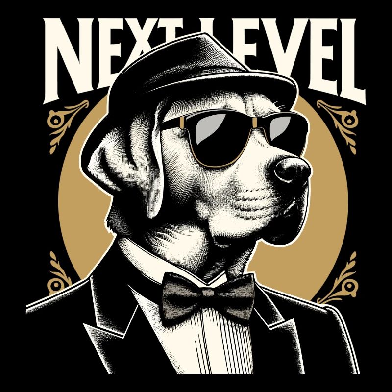 Dudley Labrador Tuxedo Suit Next Level Gift