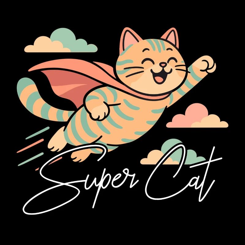 Super Katze Britisch Kurzhaar getigert Geschenk