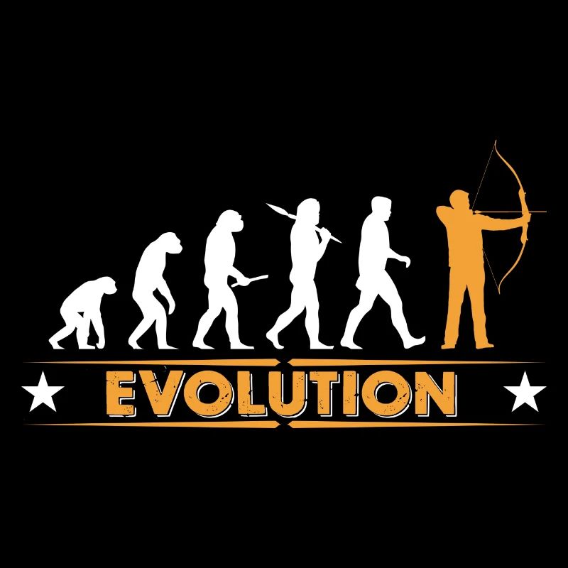 Evolution de tir à l’arc - orange/blanc