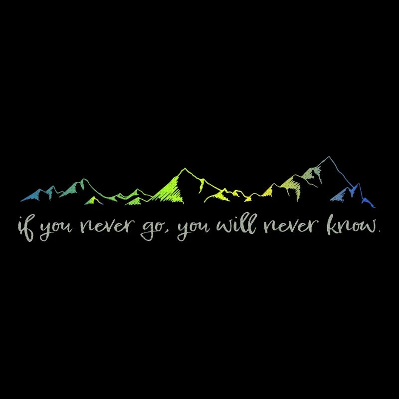 never go, never know