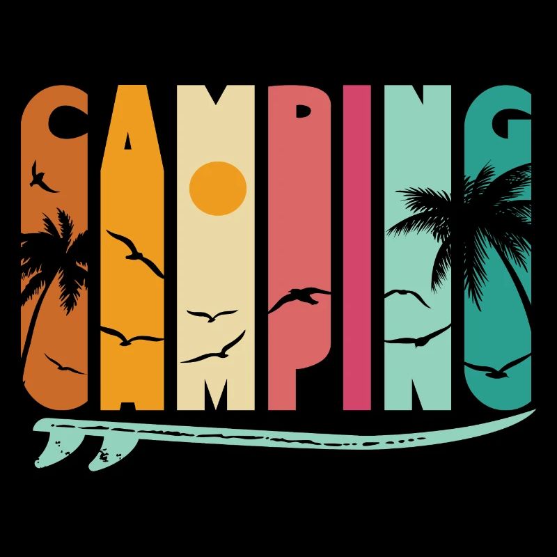 Camping Sonnenuntergang