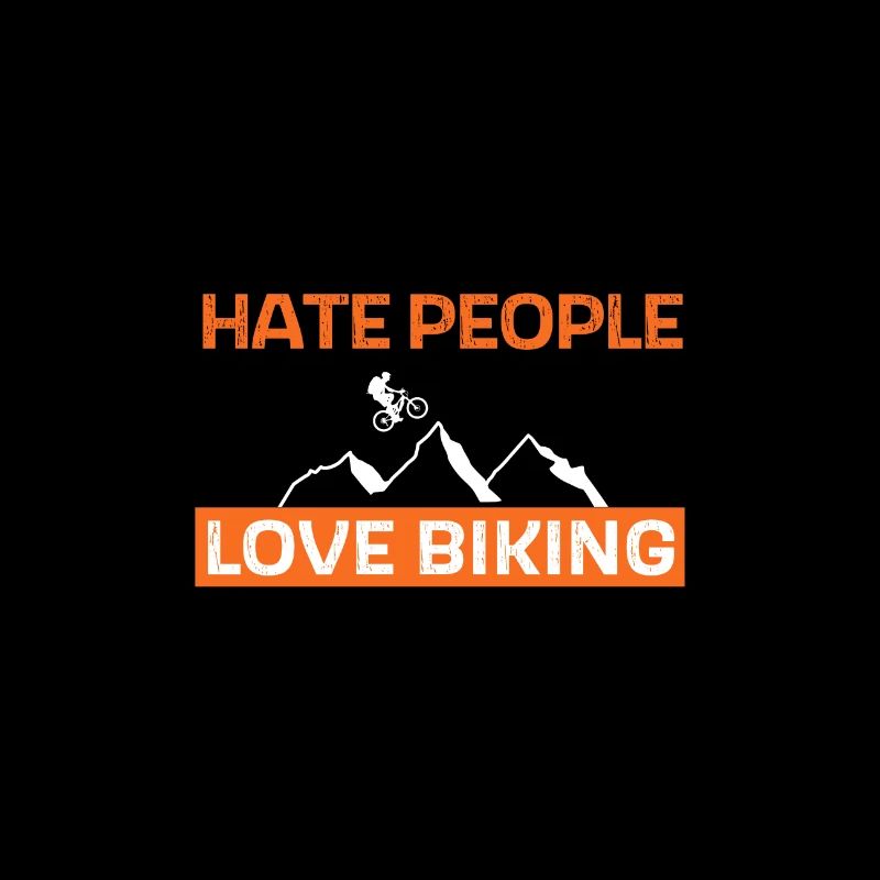Hate people - love biking