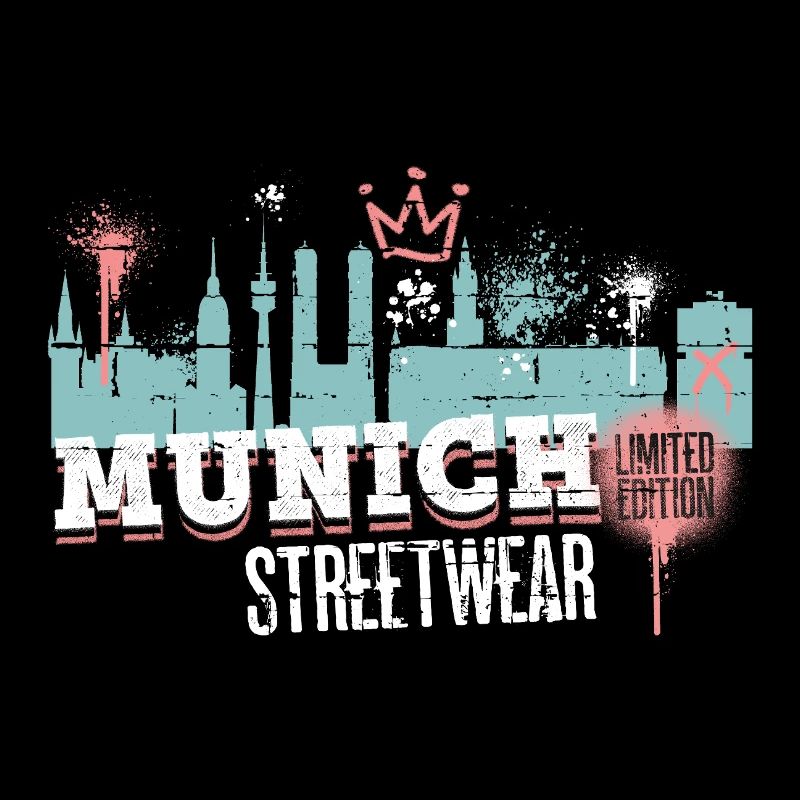 Munich Munich Skyline City Germany Graffiti