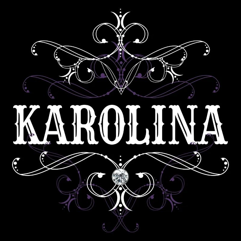 Karolina Surname First Name Personalized