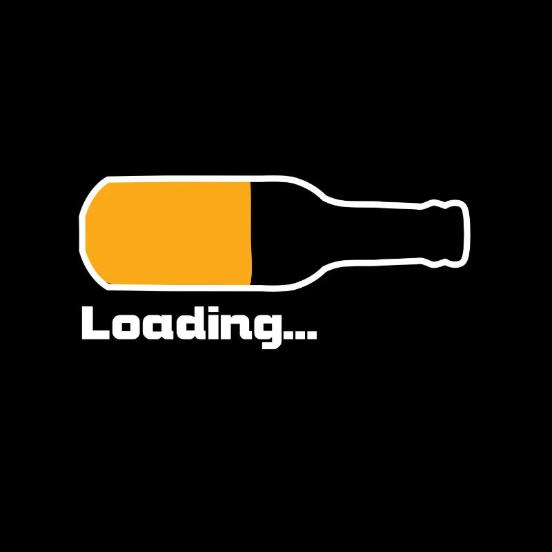 Bier Loading... - Bierflasche