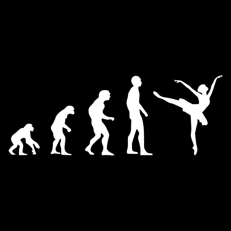 Ballerina Tänzer Ballett Evolution Geschenk